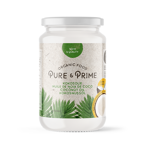 Pure & Prime Huile de noix de coco extra vierge bio 600ml